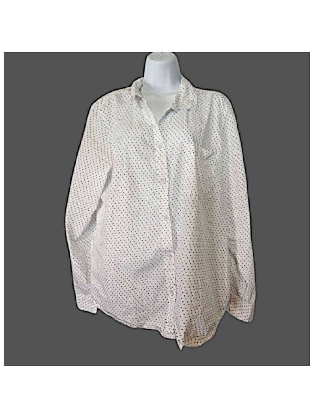 American Eagle Black and White Blouse